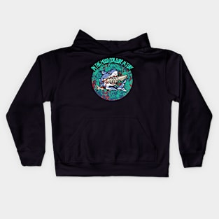 In The Mood For Surf N Turf Kids Hoodie